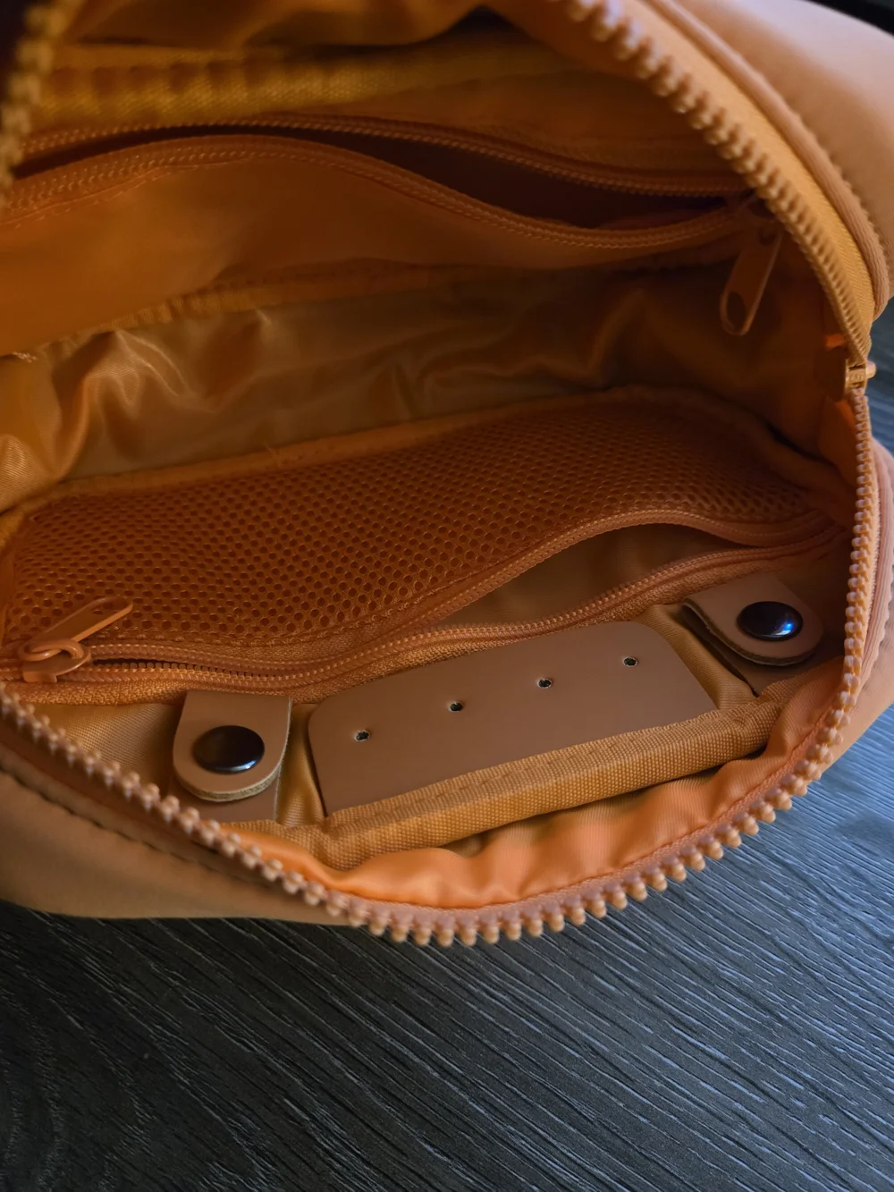 Sideline Bags Orange Cosmetic Pouch